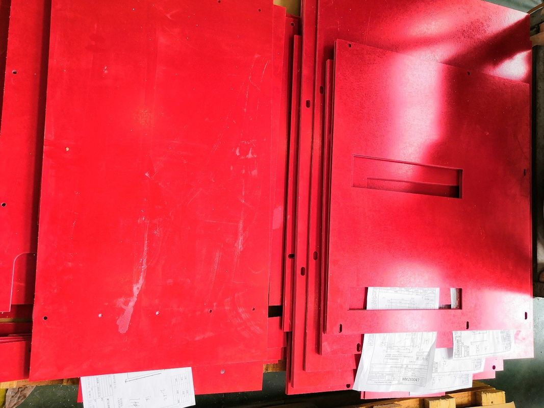 빨간색 GPO -3는 인식된 UL를 가진 장 CNC에 의하여 기계로 가공된 부속을 박판으로 만들었습니다